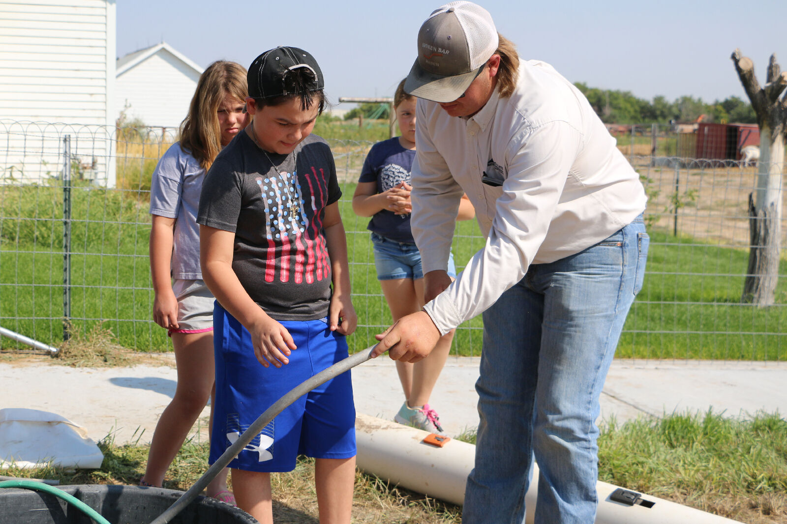 See the evolution of farming: 4th graders learn about farming tools and equipment from the past at the Gering Plains Legacy
